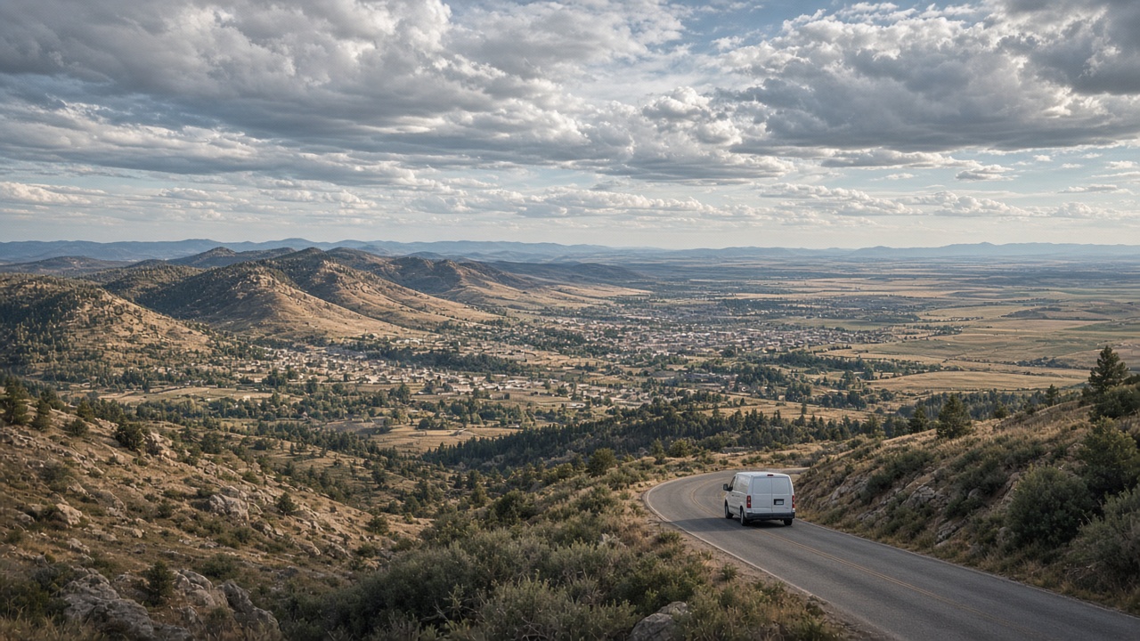 Map and service coverage for Restoration King across southern Colorado