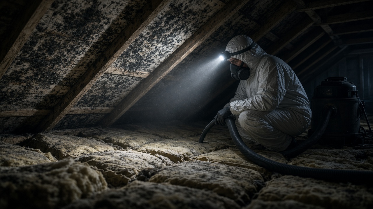 Attic Mold Removal crew from Restoration King serving Colorado Springs