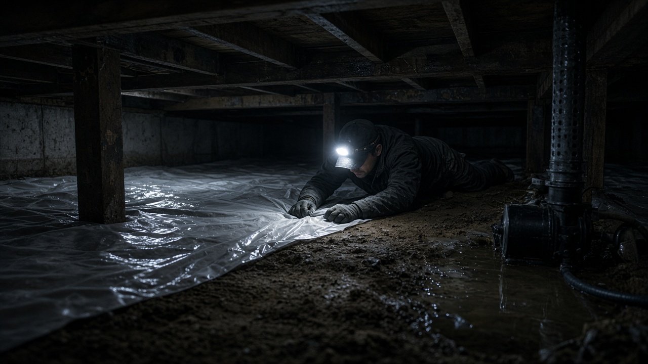 Residential Crawl Space Repair Peyton crew from Restoration King serving Colorado Springs